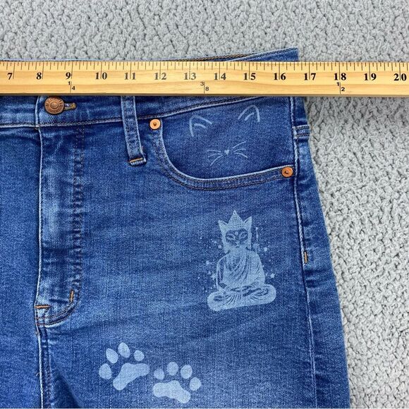 Madewell High Waist Denim Shorts with Graphic Designs - Picture 7 of 16